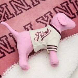 PINK Victoria's Secret Blanket with Plush Dog